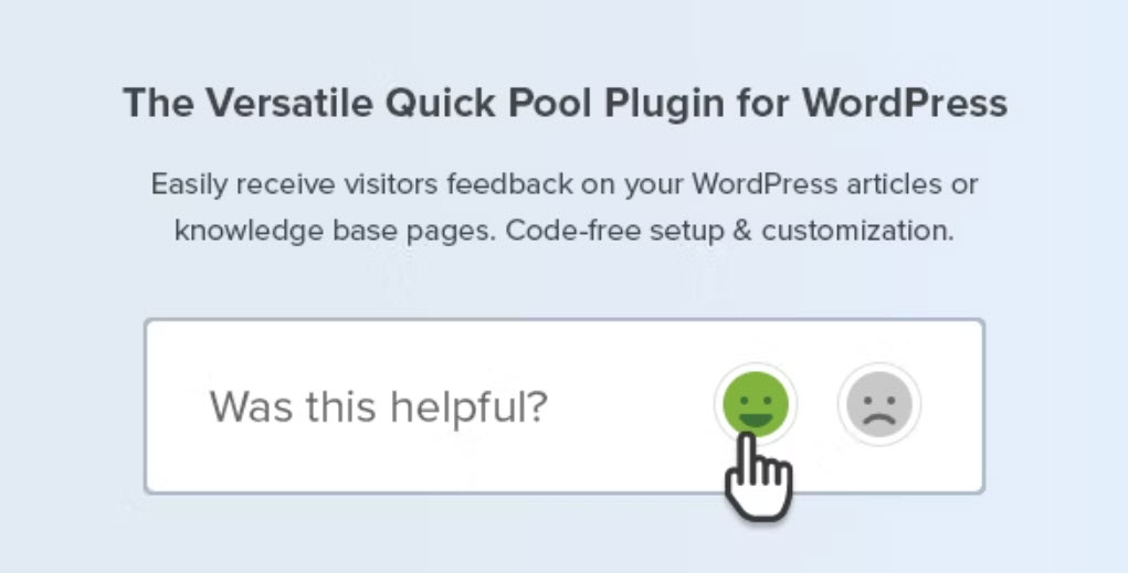 Helpful – Article Feedback Plugin for WordPress