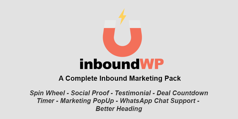 InboundWP Pro – A Complete Inbound Marketing Plugin