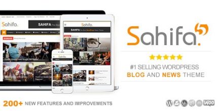 Sahifa – Responsive News / Magazine / Blog Theme