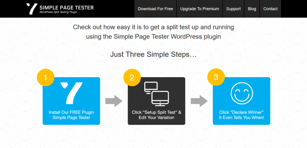 Simple Page Tester Split Testing Plugin For WordPress