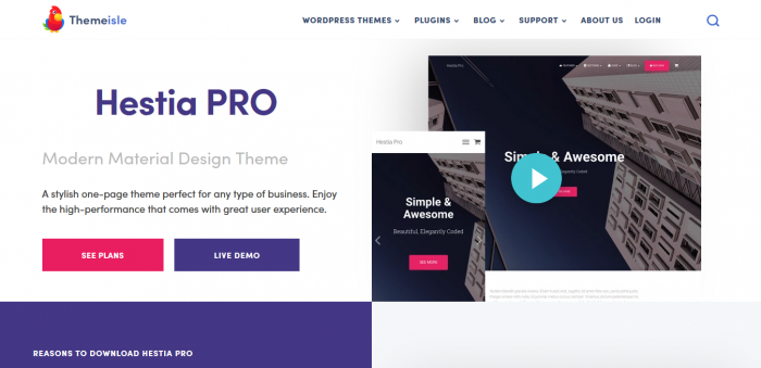 ThemeIsle Hestia PRO – Multi-Purpose Theme