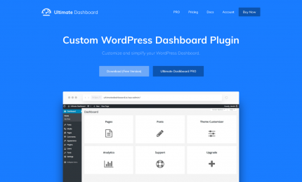 Ultimate Dashboard PRO - WordPress Plugin