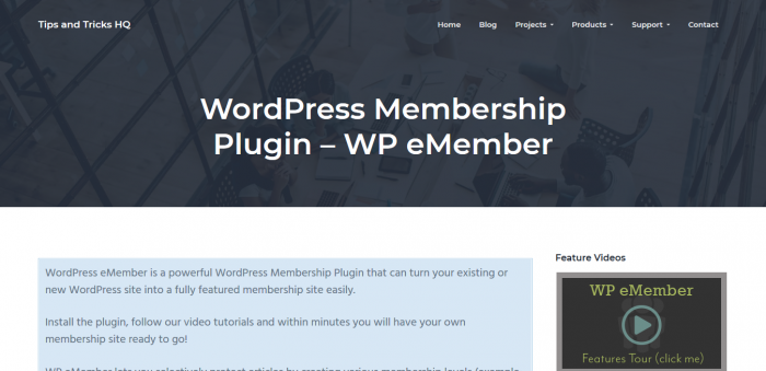 WP EMember – WordPress Membership Plugin