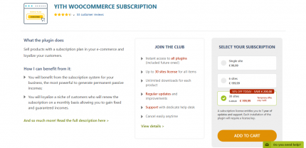 YITH WooCommerce Subscription Premium