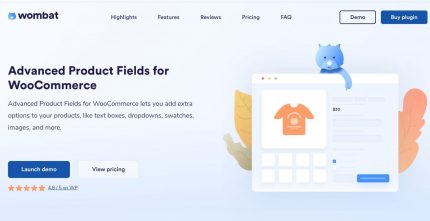 dvanced Product Fields For WooCommerce Pro -Wombat