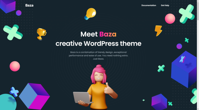Baza – Creative MultiPurpose WordPress Theme