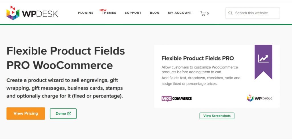 Flexible Product Fields Pro By WpDesk
