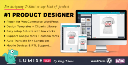 Lumise Product Designer For WooCommerce