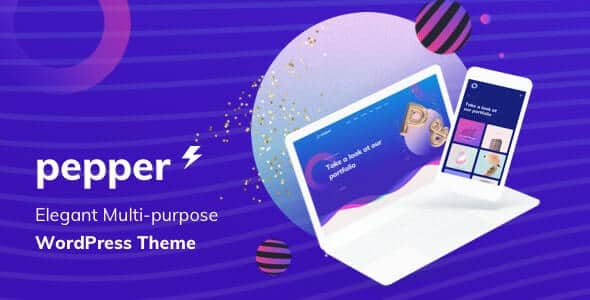 Pepper – Elegent Multi Purpose WordPress Theme – CreativeSea