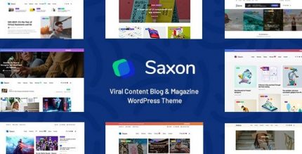 Saxon – Viral Content Blog & Magazine Theme