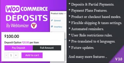WooCommerce Deposits – Partial Payments Plugi