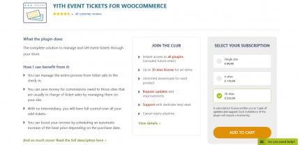 YITH Event Tickets For WooCommerce Premium
