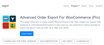 Advanced Order Export For WooCommerce Pro