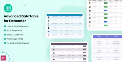 Datalentor – Advanced DataTable for Elementor