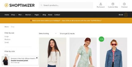 Shoptimizer – Fastest Woo WordPress Theme