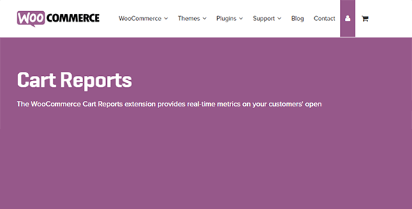 WooCommerce Cart Reports