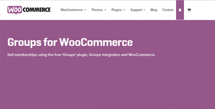 WooCommerce Extension Groups For WooCommerce