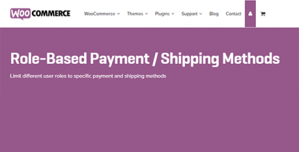 WooCommerce Role-Based Payment / Shipping Methods