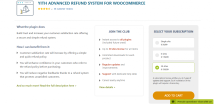 YITH Advanced Refund System For WooCommerce