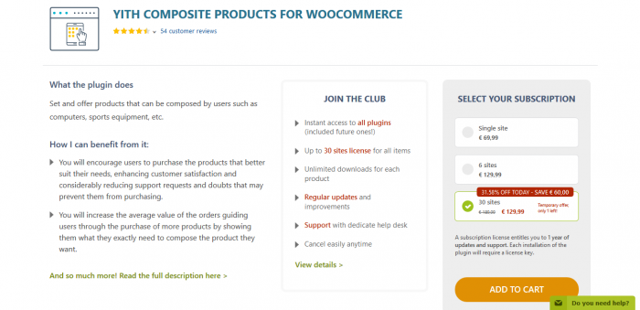 YITH Composite Products For WooCommerce Premium