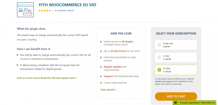 YITH WooCommerce EU VAT Premium