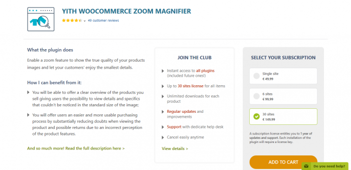 YITH WooCommerce Zoom Magnifier Premium