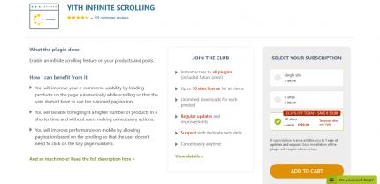 YITH Infinite Scrolling Premium