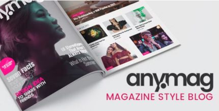 Anymag – Magazine Style WordPress Blog