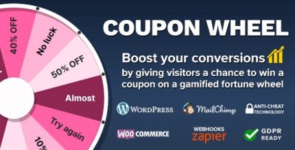 Coupon Wheel – For WooCommerce and WordPress