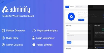 WP Adminify Pro – Toolkit for WordPress Dashboard