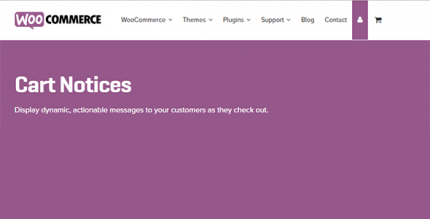WooCommerce Cart Notices