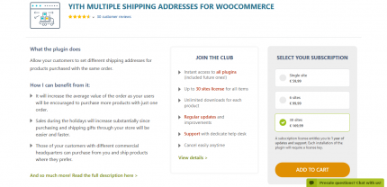 YITH Multiple Shipping Addresses Premium