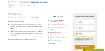 YITH WooCommerce Surveys Premium