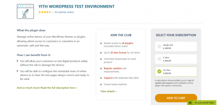 YITH WordPress Test Environment Premium