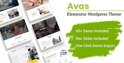 Avas – Multi-Purpose Elementor Theme