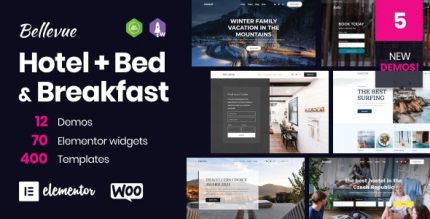 Bellevue – Hotel + Bed and Breakfast Booking Calendar Theme