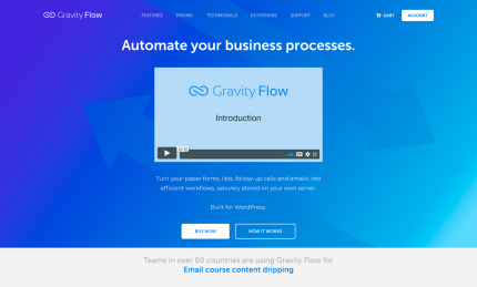 Gravity Flow For Gravity Forms Plugin