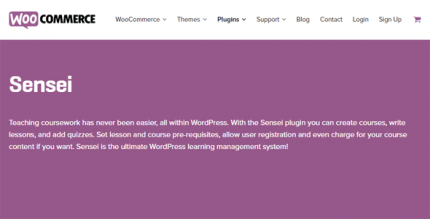 Sensei Pro LMS WooCommerce Paid Courses