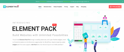 Element Pack – Premium Addon For Elementor