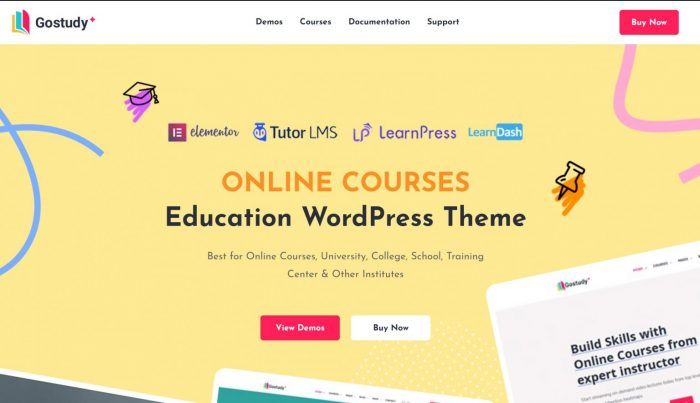 Gostudy – Education WordPress Them