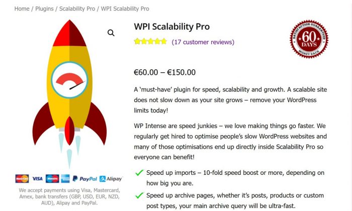 Scalability Pro – WordPress Speed Plugin