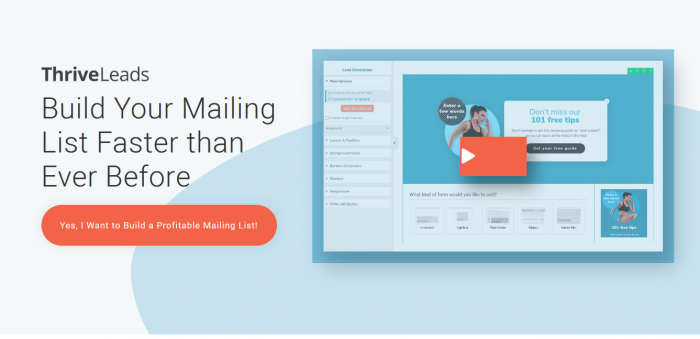 Thrive Leads – List Building Plugin For WordPress