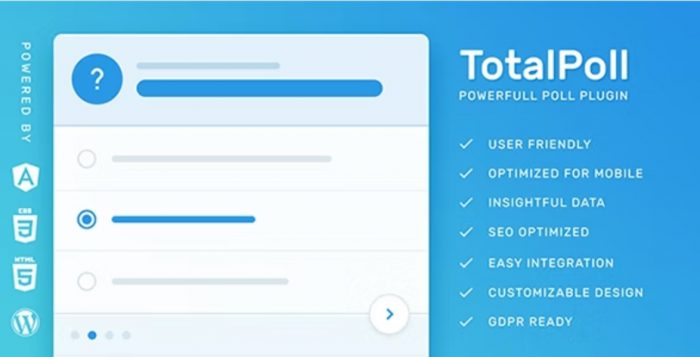 TotalPoll Pro – Responsive WordPress Poll Plugin