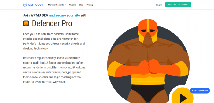 WP Defender Pro Security – WPMU Dev