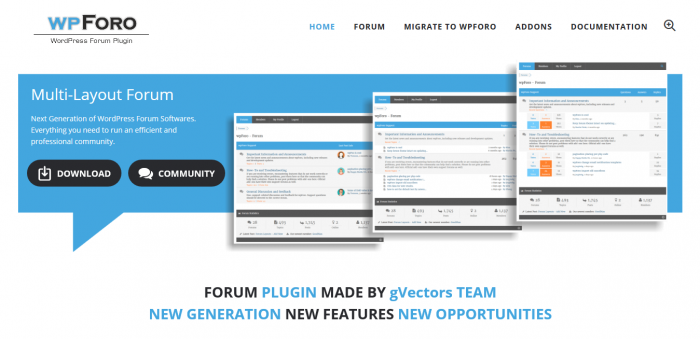 WpForo – WordPress Forum Plugin