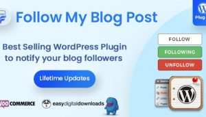 Follow My Blog Post – WordPress / WooCommerce Plugin
