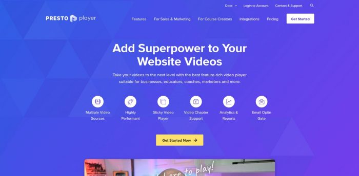 Presto Player – Video Player WordPress Plugin