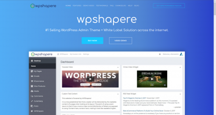 WPShapere – WordPress Admin Theme