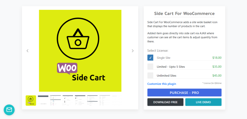 XootiX Side Cart For WooCommerce