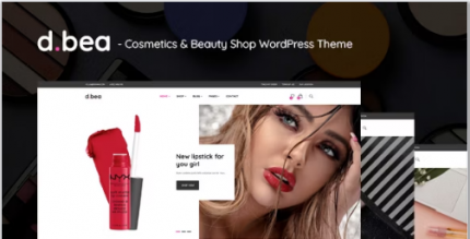DBea – Cosmetics & Beauty Shop WordPress Theme